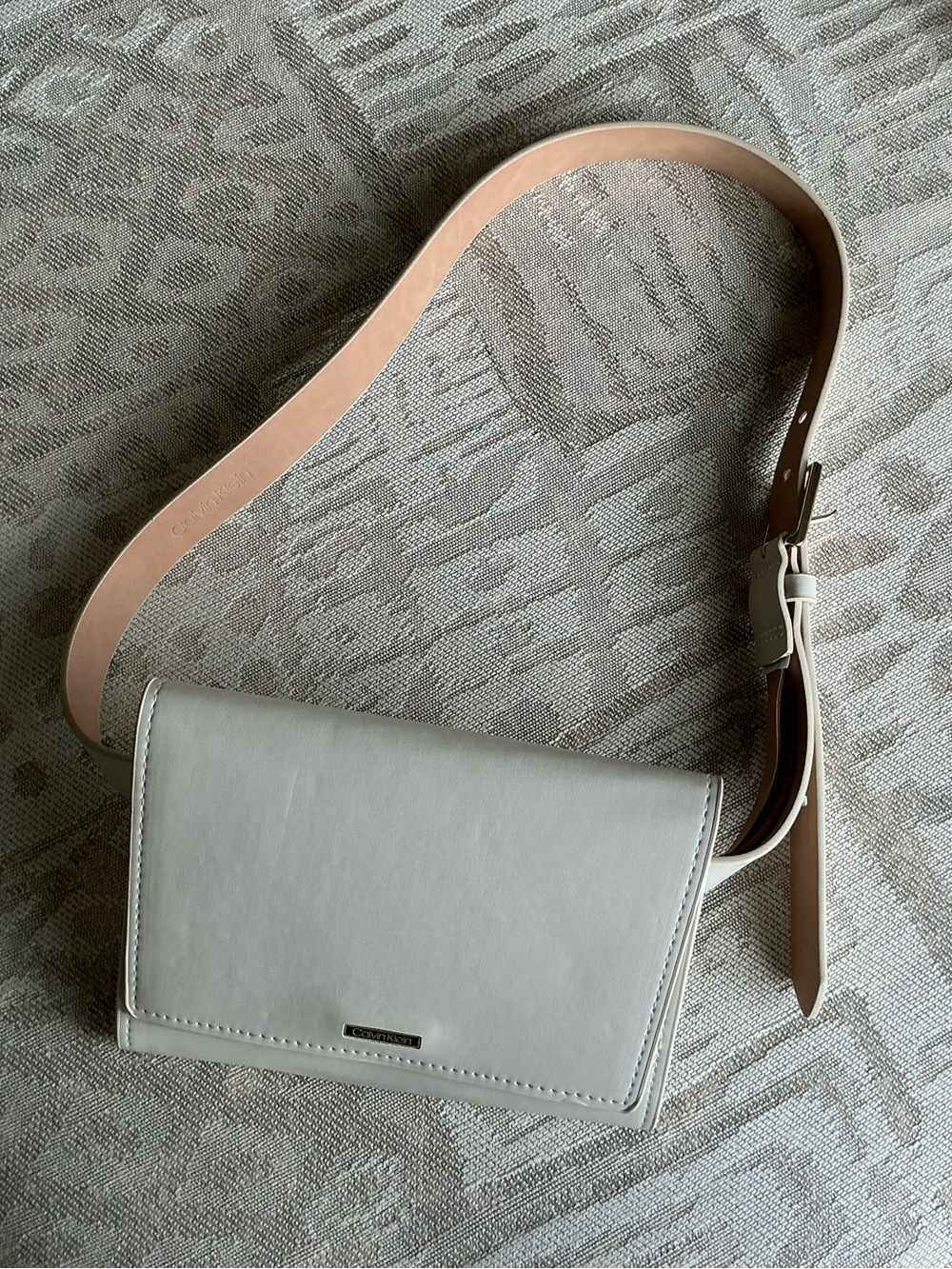Ivory Calvin Klein Belt Bag / Handbag